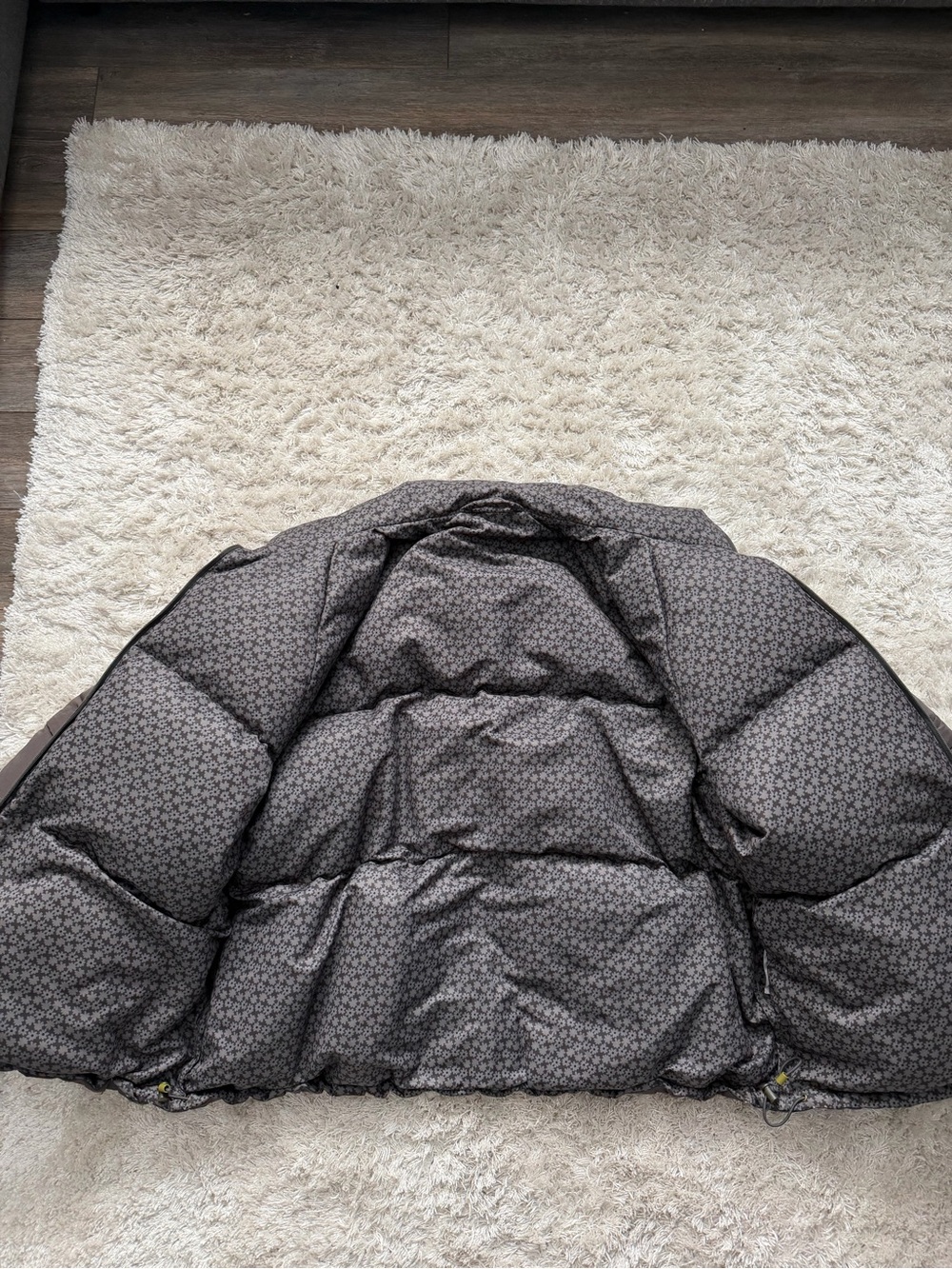Acne Olive Green Quilted Puffer Jacket - Picture 9 of 13